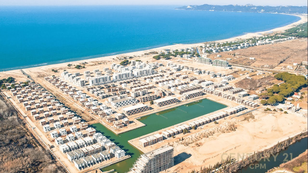 SHITET APARTAMENT 1+1, TURQOUISE MARINA, GJIRI I LALZIT