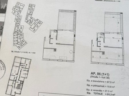 APARTAMENT 1+1+VERANDE PER SHITJE, SARANDE
