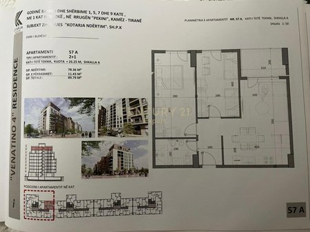 APPARTAMENTO 2+1 IN VENDITA A VENATINO 4, KAMEZ