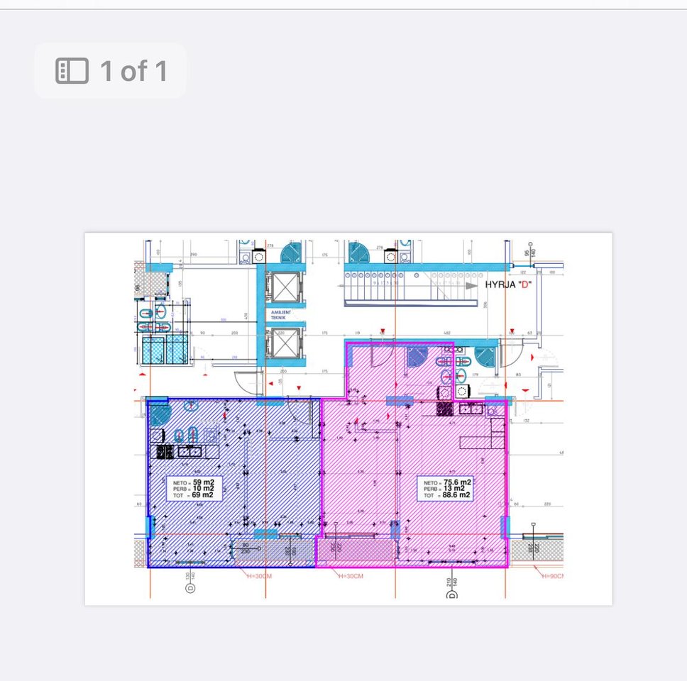 YZBERISHT, 2 APARTMENTS 1+1 FOR SALE