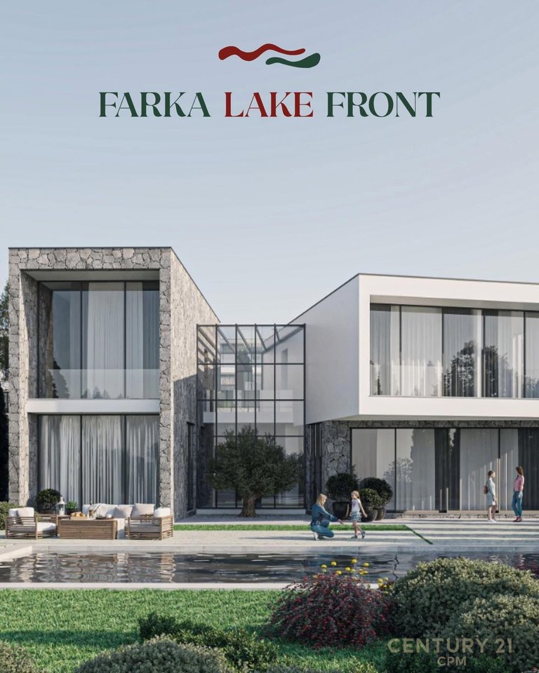 FARKA LAKE FRONT SELLING APARTMENT 2+1+2+VERANDA, ON THE SHORE OF FARKA LAKE