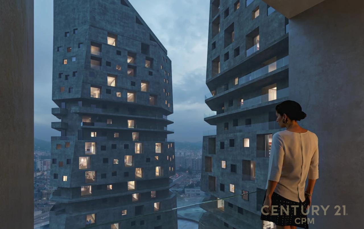Apartament 2+1+2 për shitje Shqiponja Square Building