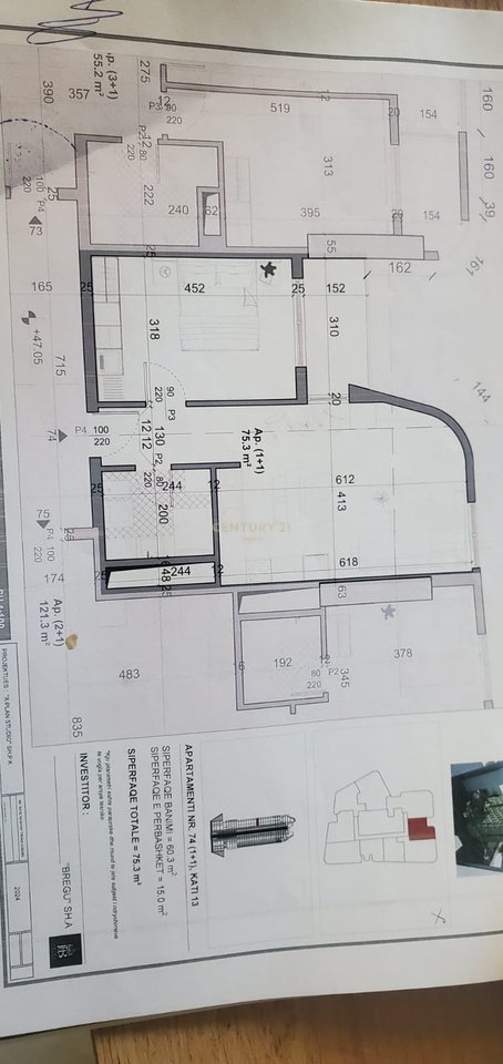 Shitet Apartament 1+1 tek Bazaar Gate, Tiranë