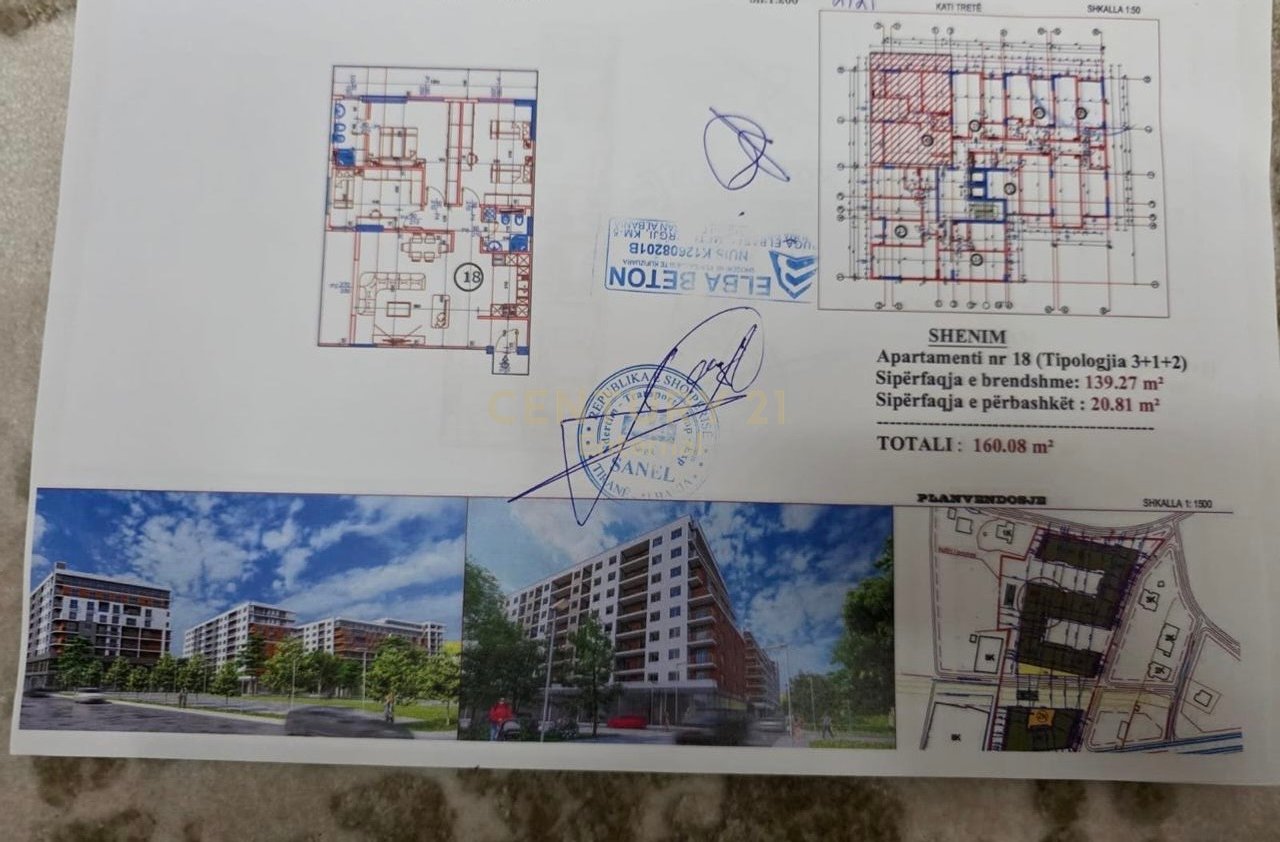 Paskuqan - Shitet 3+1+2 160m2 Tek Kompleksi Space City Prane Rrethit Te Paskuqanit