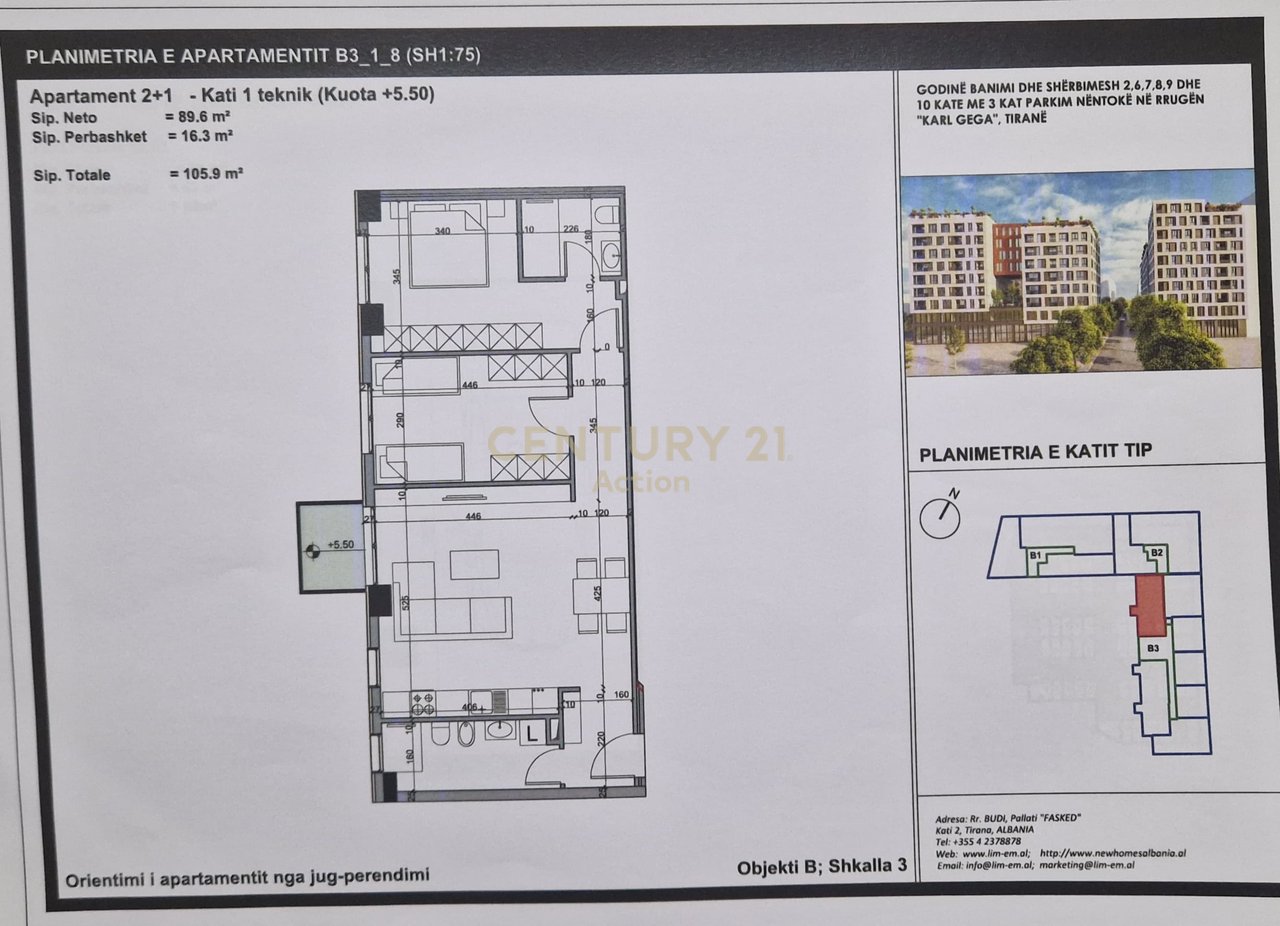 AFFITTIAMO APPARTAMENTO 2+1, VIA KARL GEGA!
