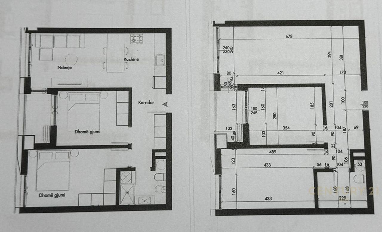 Vendesi appartamento 2+1 a Fusha e Ali Demit!