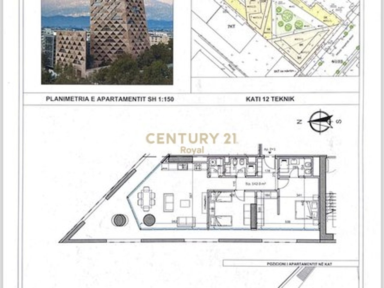APPARTAMENTO IN VENDITA 2+1+2 A TIRANA TOWER