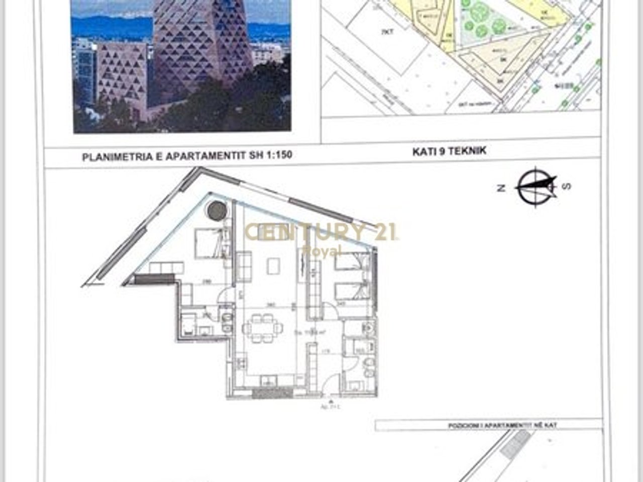 SHESIM APARTAMENT 2+1 TE TIRANA TOWER