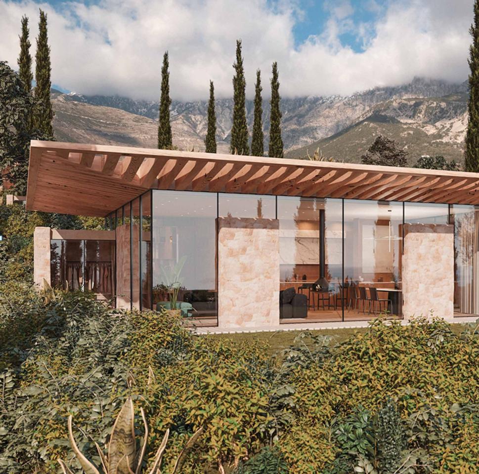 Vile 2-Katëshe me Pishinë në Dhermi