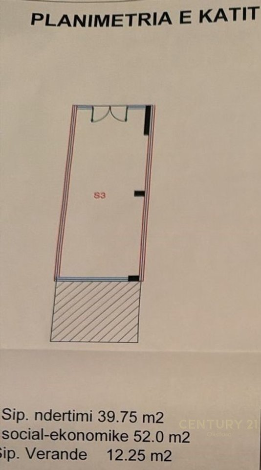 AMBIENT BIZNESI ME QIRA, PAS KOMPLEKSIT 'SQUARE 21' | Kati 0/fasade ne rruge