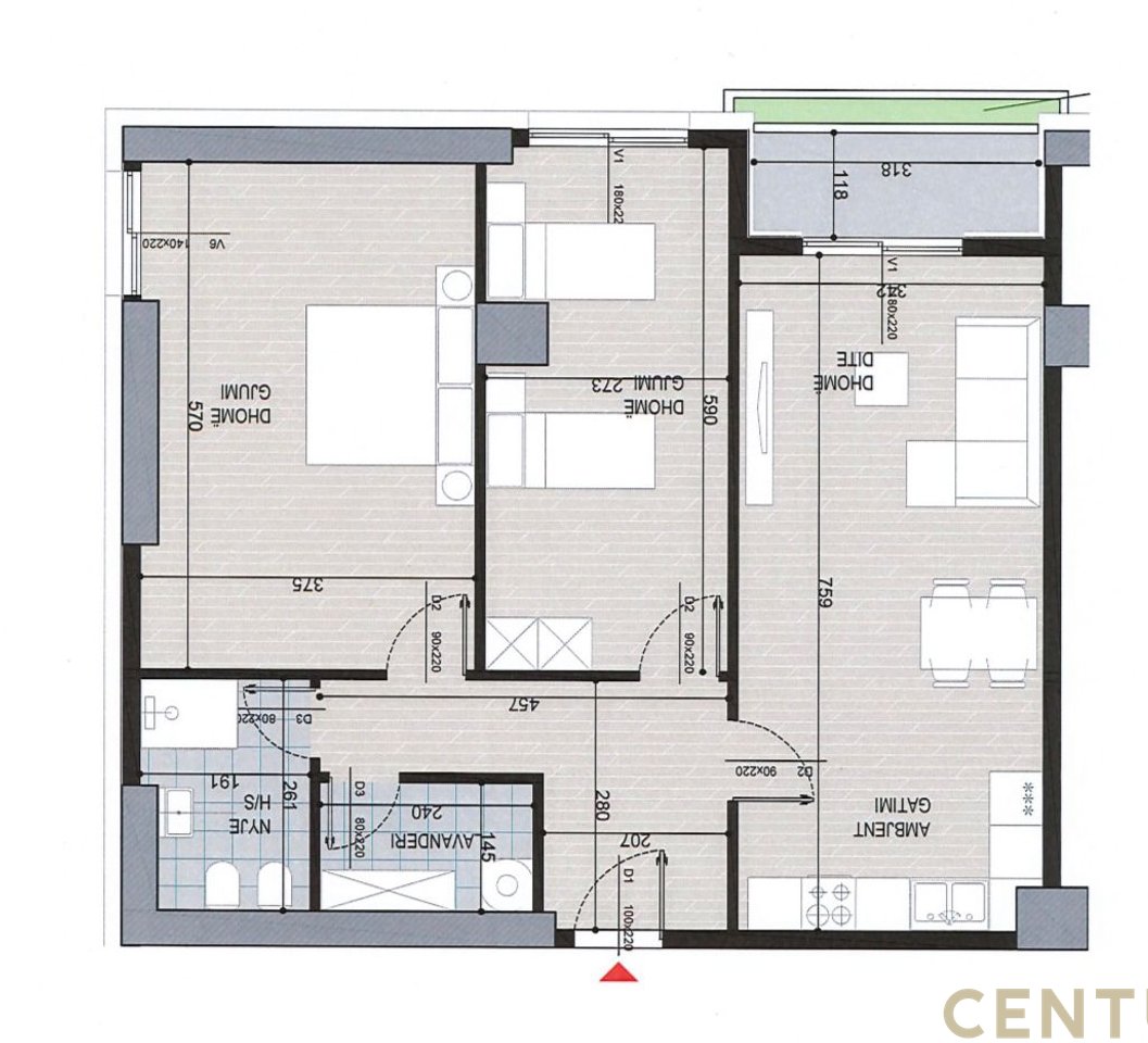 Shesim apartament 2+1+2 ,tek Ish Fusha e Aviacionit!