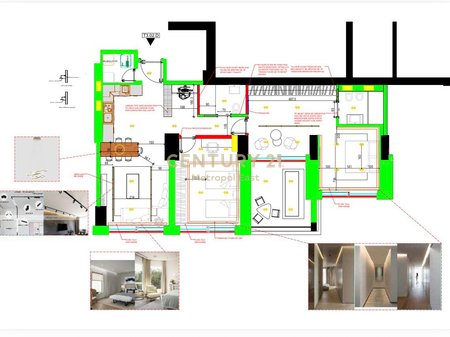 2+1 apartment for rent in Downtown.
