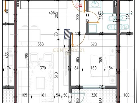 1+1 apartment for sale in White Power Residence, Paskuqan