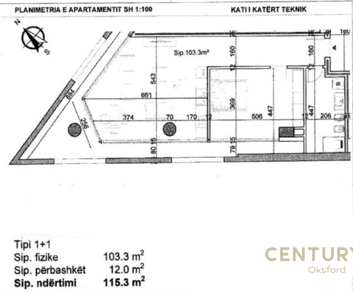 Alla Tirana Tower, stiamo vendendo un appartamento 1+1, in via Xhanfize Keko a Xhamllik!