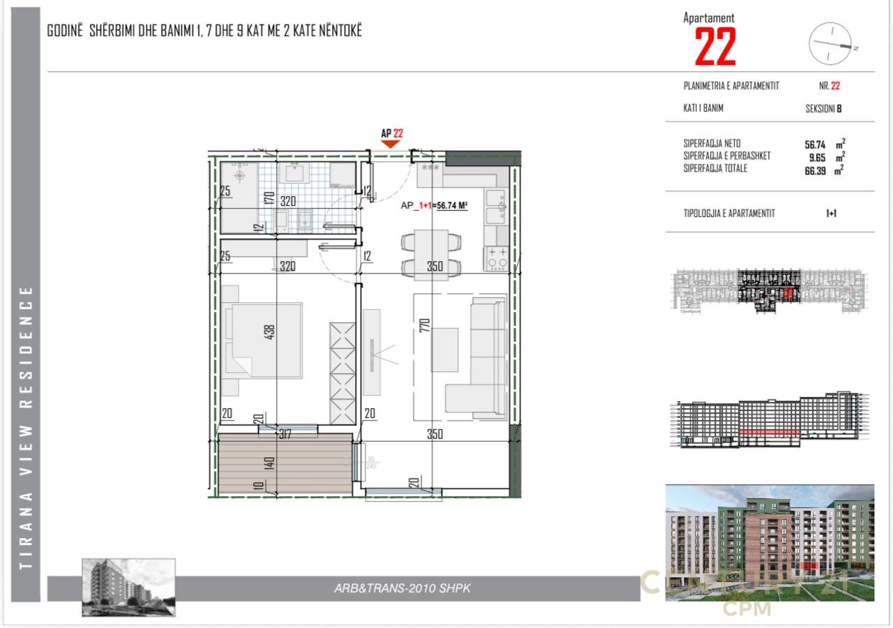Appartamento 1+1 in Vendita a Paskuqan!