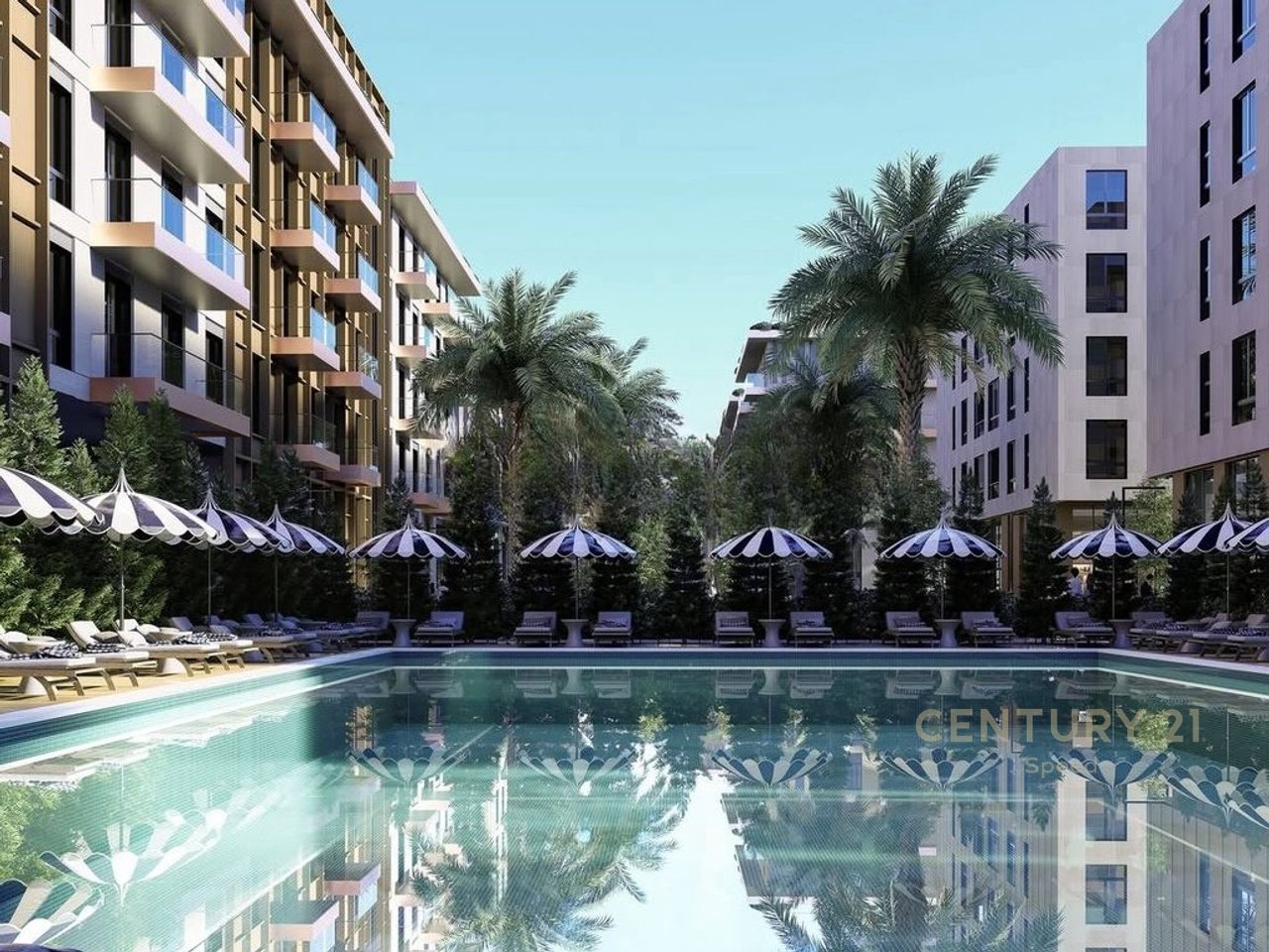 APARTAMENT 1+1 PER SHITJE TEK PALM PARADISE RESIDENCE QERRET