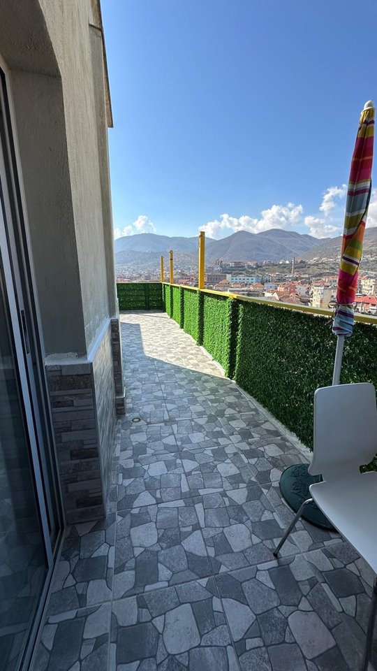 1+1 APARTMENT WITH LARGE VERANDA AND VIEW OF THE LAKE & MOUNTAIN FOR RENT IN POGRADEC