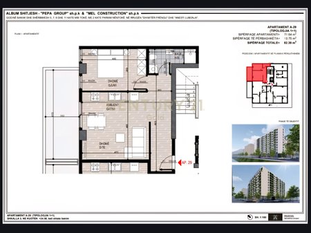 APARTMENT 1+1 FOR SALE AT THE FORMER AVIATION FIELD
