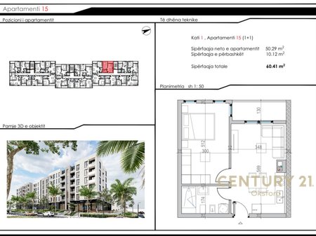 1+1 Apartment for Sale in Golem!!