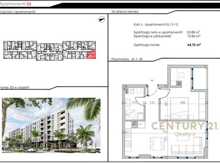 1+1 Apartment for Sale in Golem