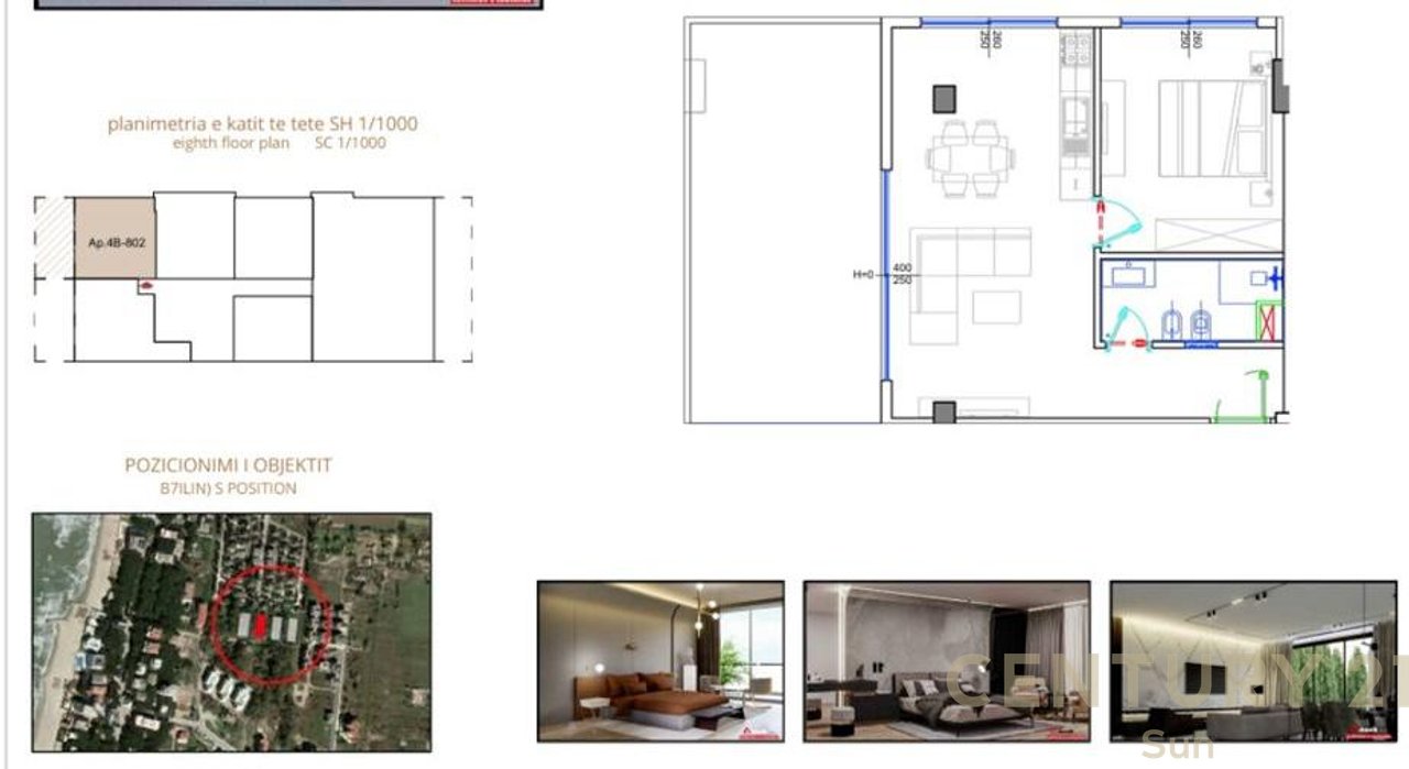 Appartamento in vendita 1+1 Golem Durazzo