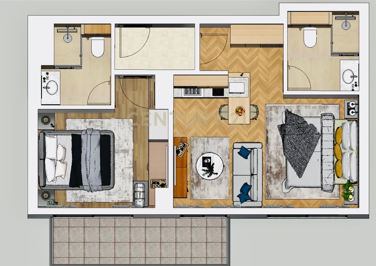 Apartament 2+1 tek Residenca “Oberon”!