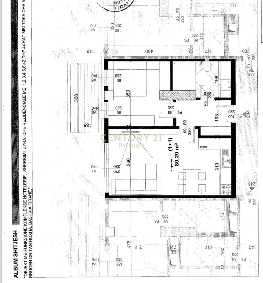 SHESIM APARTAMENT 1+1-KULLA PREMIUM THE 44, Rr "Dritan Hoxha"