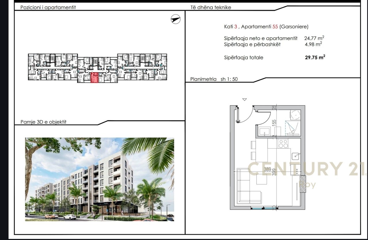 STUDIO IN VENDITA IN NUOVO EDIFICIO A MALI I ROBIT!
