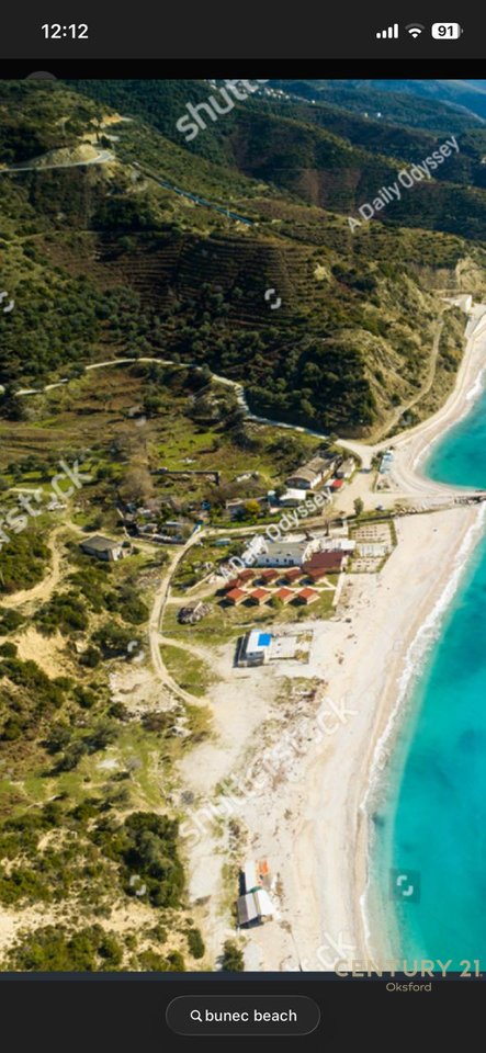 SHITET TOKË PRANË DETIT – 3000 m², BUNEC 🌊