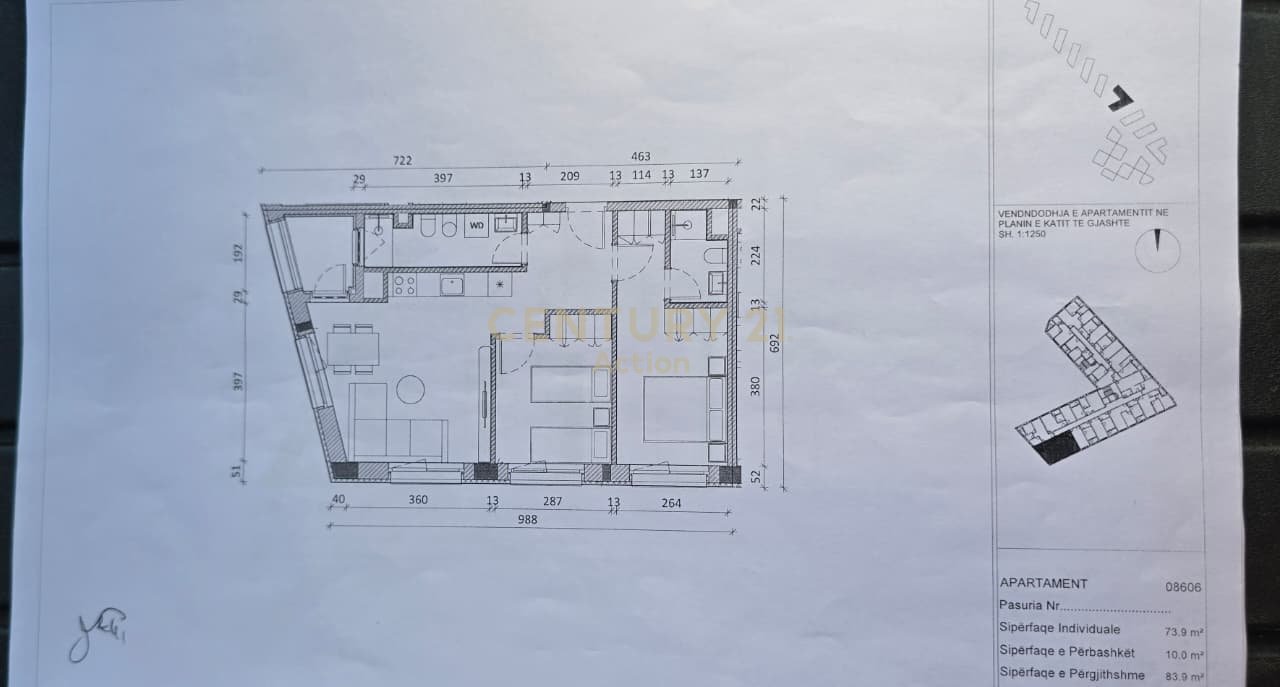 Apartment 2+1 for Sale at Kadiu Complex