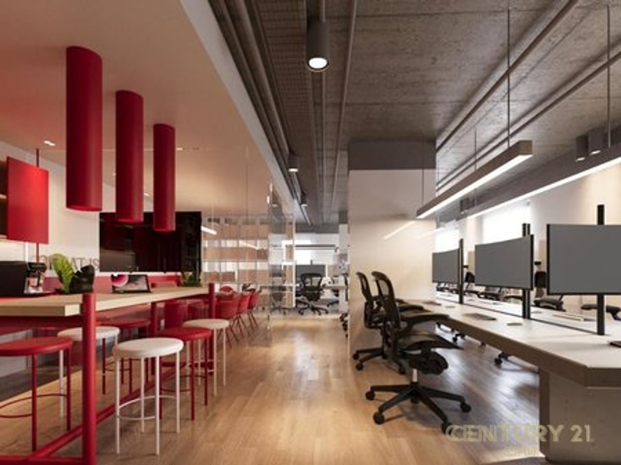 Ufficio Open Space Moderno a Willson Square