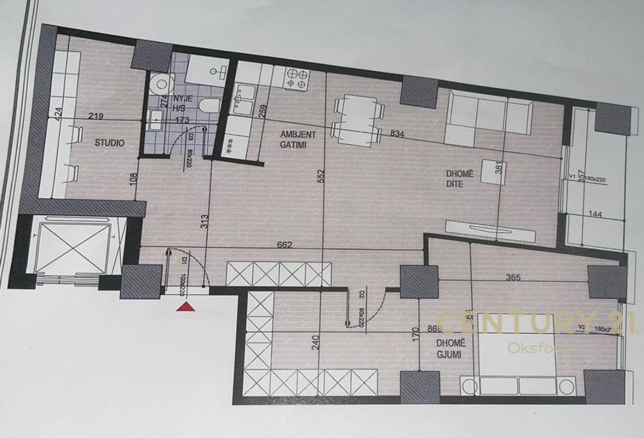 Okazion! Apartament në shitje 2+1, pranë ish Fushës së Aviacionit!