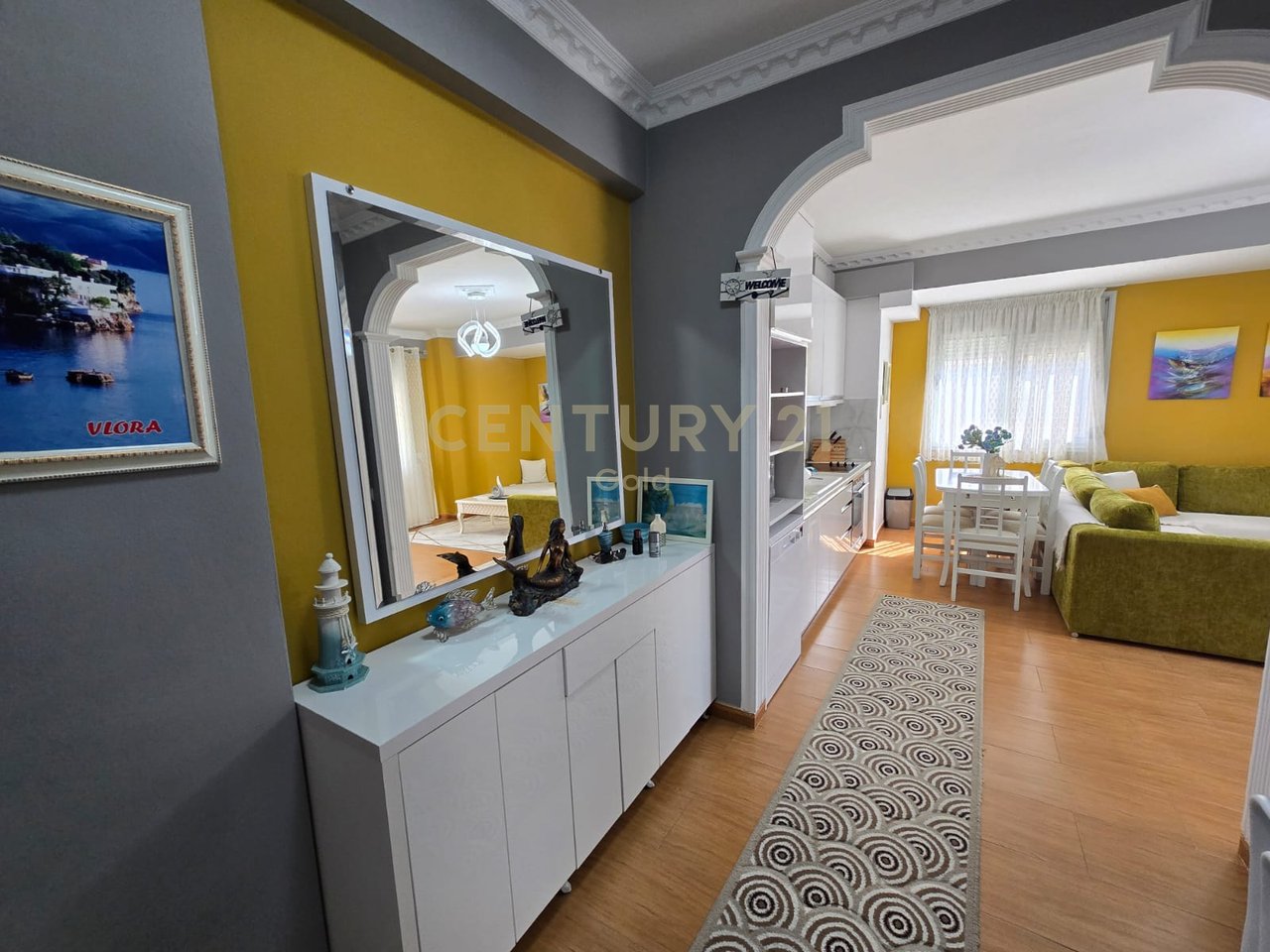 APARTMENT 1+1 FOR SALE WITH SEA VIEW ON THE PROMENADE, VLORE !