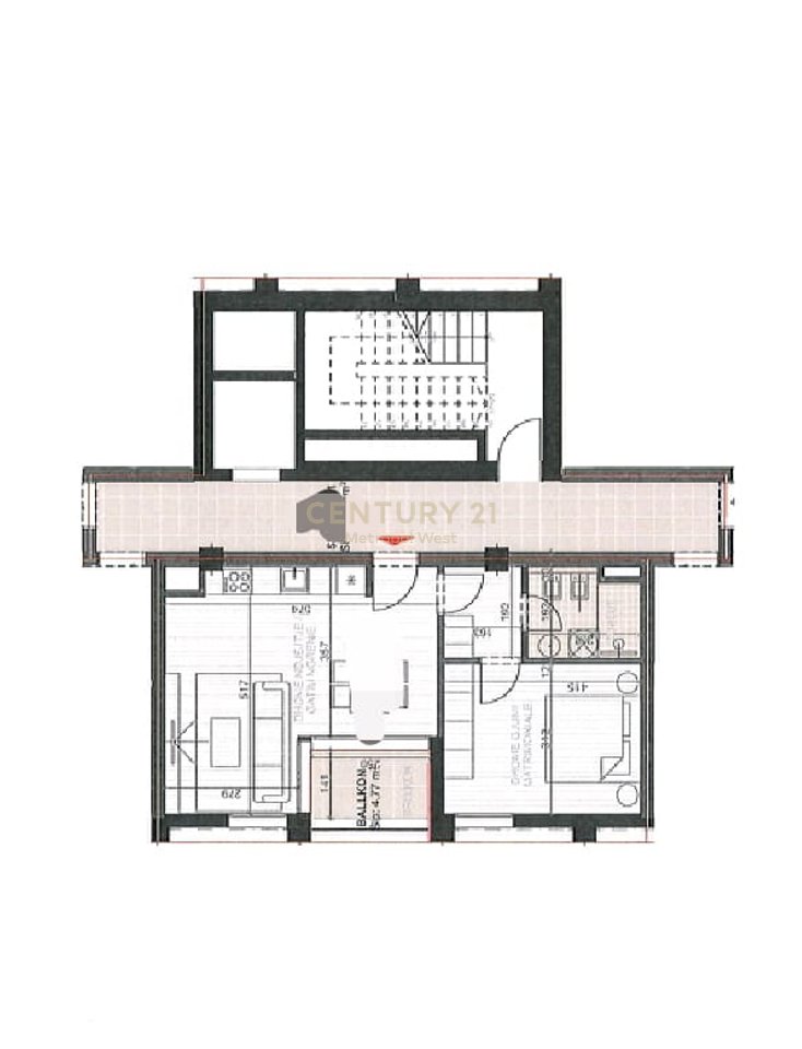1+1 Apartment for sale at Vlora Marine with sea view!
