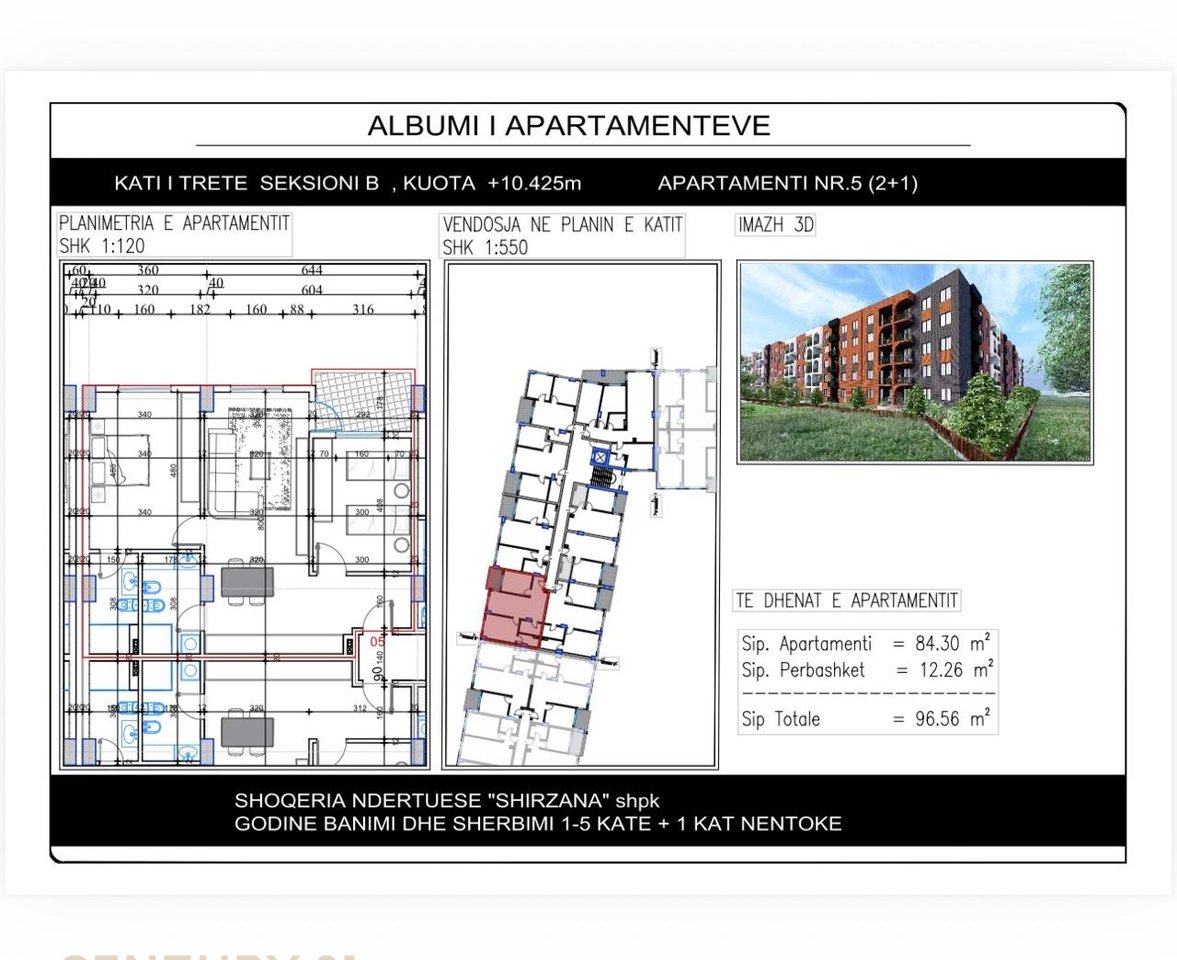 Appartamento 2+1+2 in vendita al Lake Side Residence, Paskuqan!