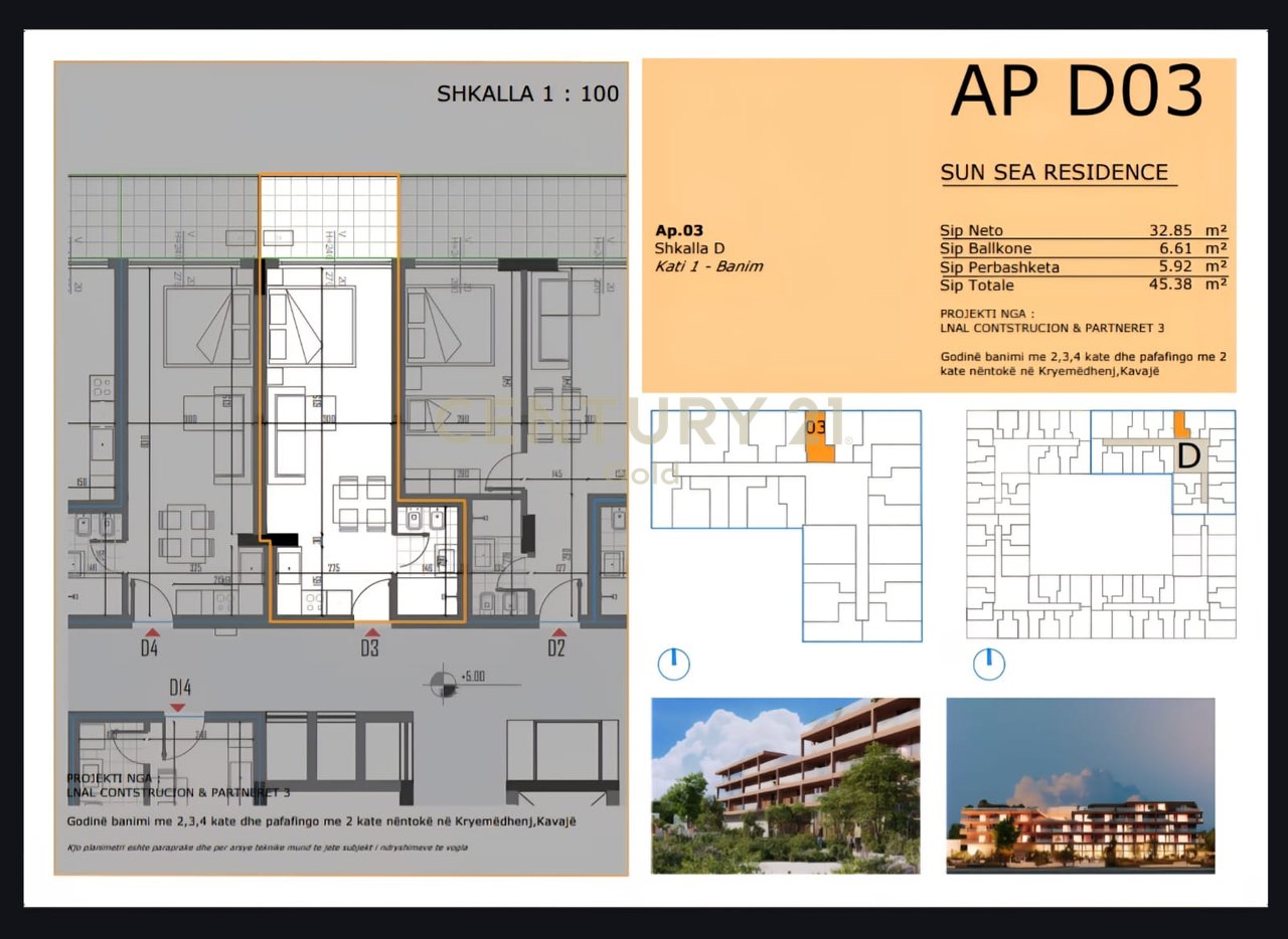 MONOLOCALE IN VENDITA A SUN SEA RESIDENCE, GOLEM!