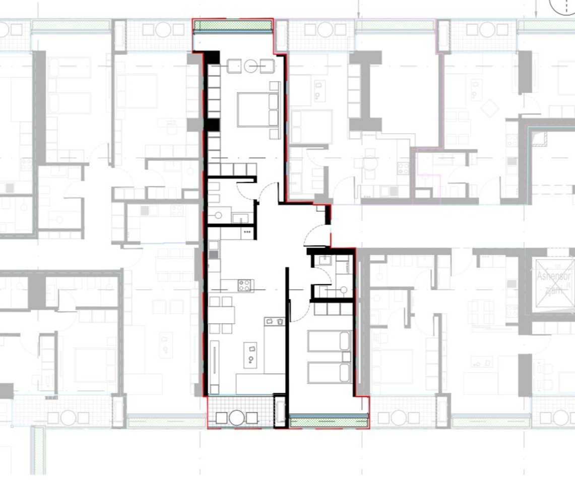 SHITET APARTAMENT 2+1+2 TE "LION REZIDENCES 2" , RRUGA "DRITAN HOXHA"