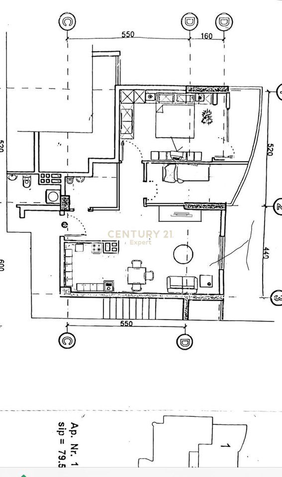 SHESIM APARTAMENT 2+1 PALLATI USLUGA RRUGA ASIM VOKSHI