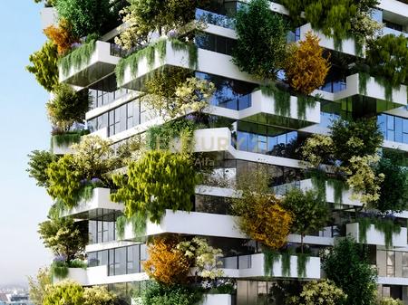 Ambient Premium në Vertical Forest Tirana – 99.45m² | Kati 1 | Fasade me Vizibilitet