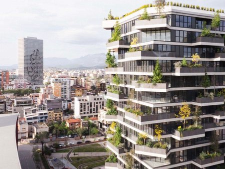 Ambient Premium in Vertical Forest Tirana – 205.85 m² | Floor 1 | Facade with Visibility