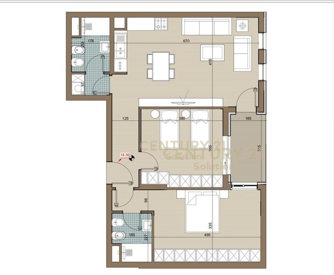 APARTMENT 2+1+2 FOR SALE, RIVIERA COMPLEX, KAMËZ CENTER!