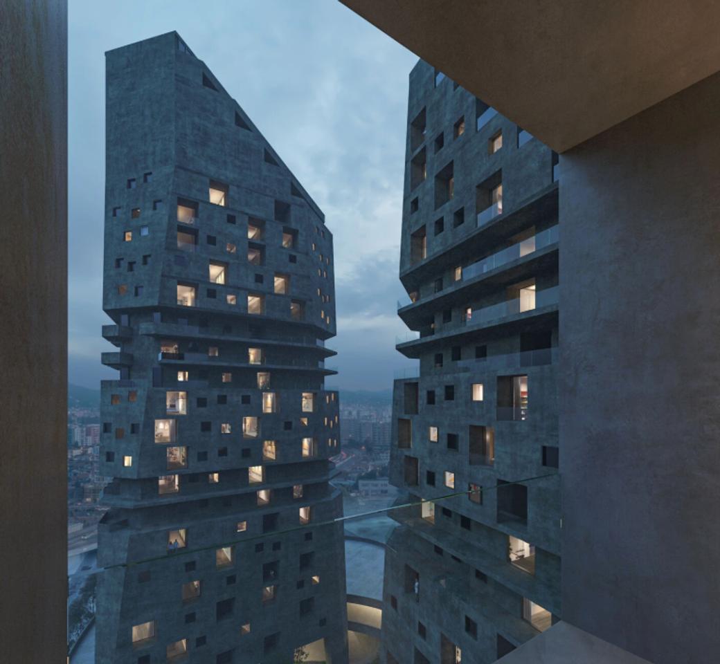 Apartment 1+1 for sale Shqiponja Square Building