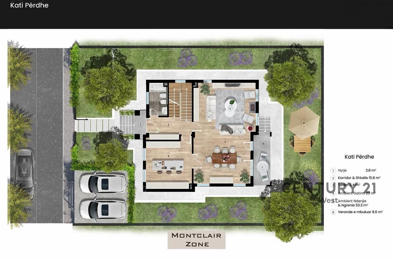 SHITET VILË INDIVIDUALE NË "MONTCLAIR" RESIDENCE | MJULL BATHORE, TIRANË