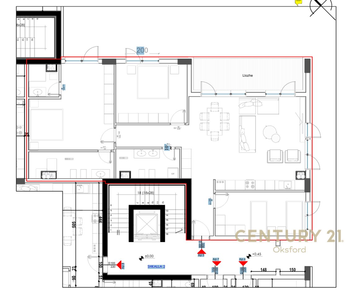 VENDIAMO APPARTAMENTO 3+1+2 IN VIA ELBASANI, NELLA "XHELUKS RESIDENCE"!