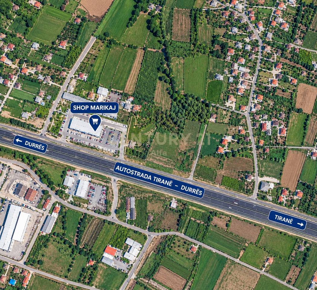 TERRENO IN VENDITA VICINO AL NEGOZIO MARIKAJ – AUTOSTRADA DURRËS–TIRANA! 📍
