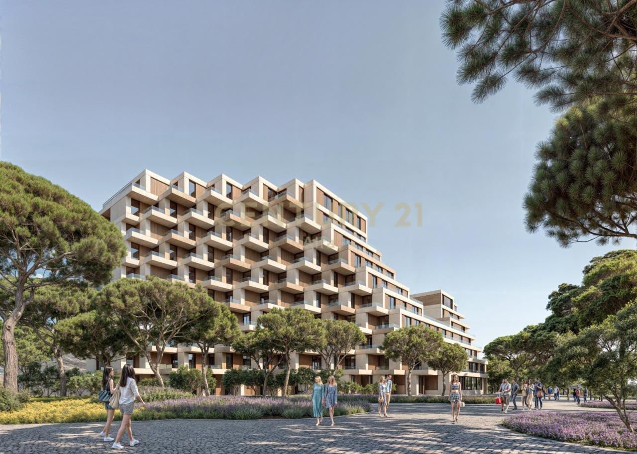 Apartment 2+1+2 for sale with Veranda and Full Sea View at Avril 22 Residence, Shengjin!