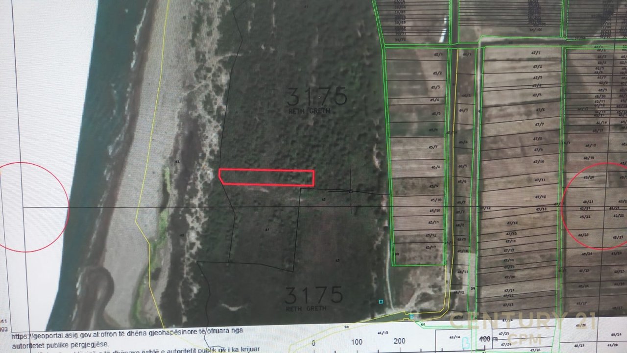 7000 m² toke ne shitje, Qerret, Durrez