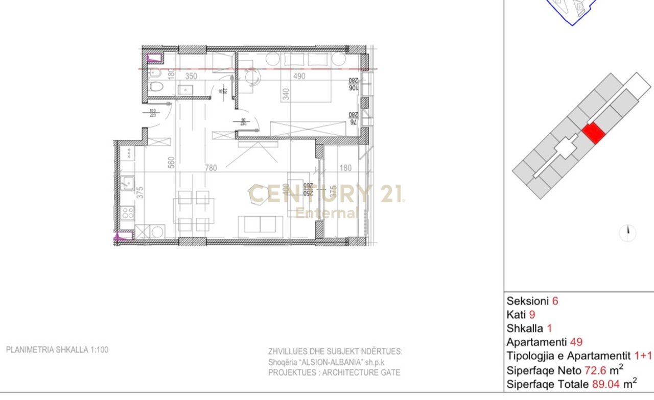 Appartamento in vendita presso Riverside Residence