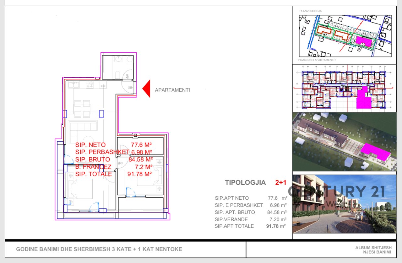 In Vendita - Appartamento 2+1, Lemon Park Residence, QTU