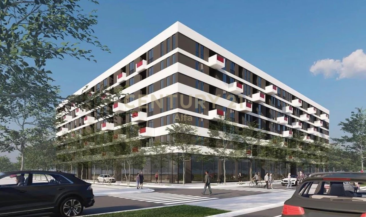 Shitet apartament 2+1+2  tualete tek Riviera Residence ,Kamez!